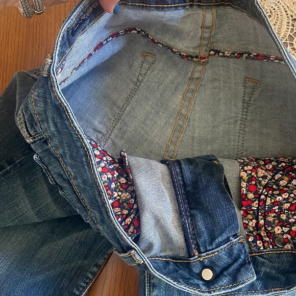 VIGOSS STUDIO women’s THE JAGGER BOOTCUT low rise jeans cotton spandex 7/8 w29 - Picture 11 of 15